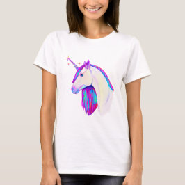 T-shirt Unicórnio em Cores