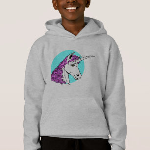 T-shirt Unicórnio roxo