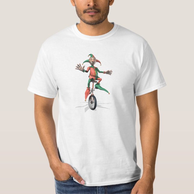 T-shirt Unicycle do bobo da corte (Frente)