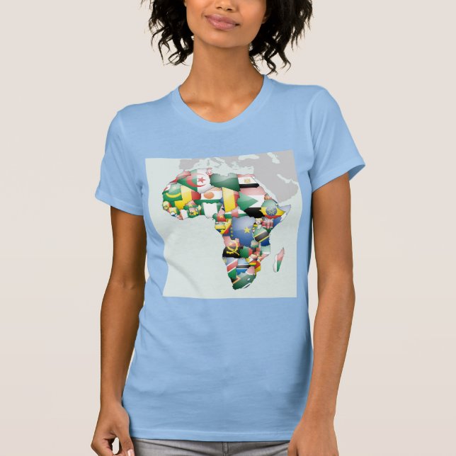 T-shirt Unidade na Diversidade: Coleção de Sinalizadores d (Frente)