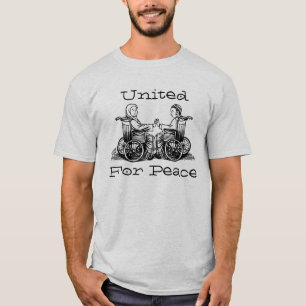 T-shirt Unido para a paz