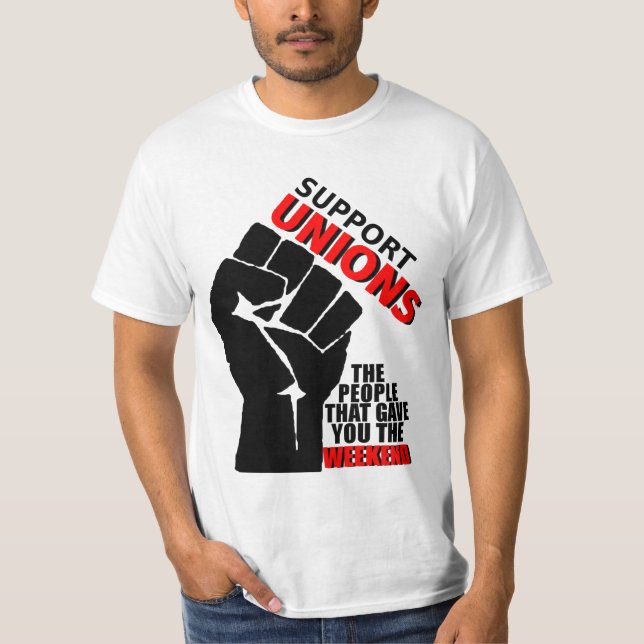 T-shirt Uniões do apoio (Frente)