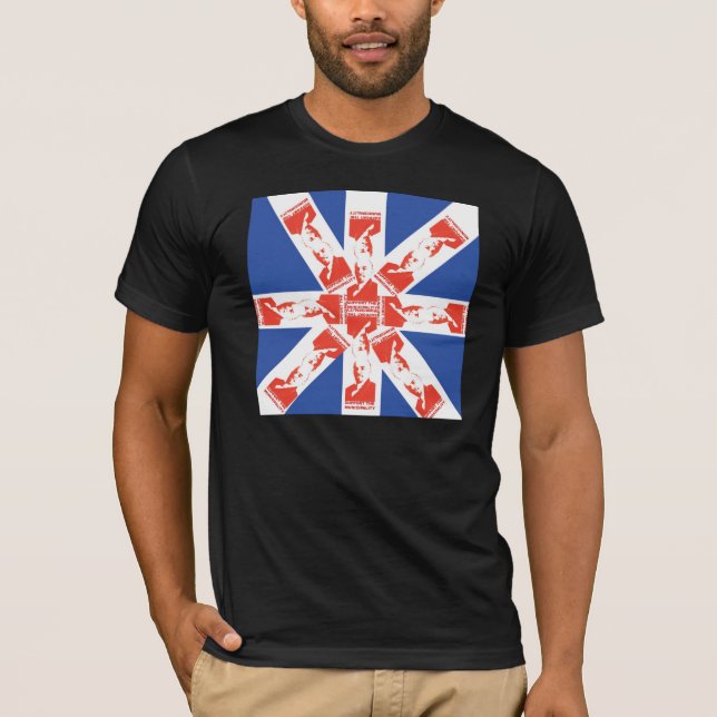 T-shirt Union Jack Lenin (Frente)