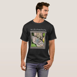 T-shirt unisex com borboleta atordoante