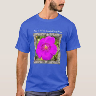 T-shirt unisex com Magenta Rock Purslane