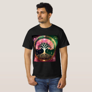 T-Shirt Unisex Cotton Universe Tree