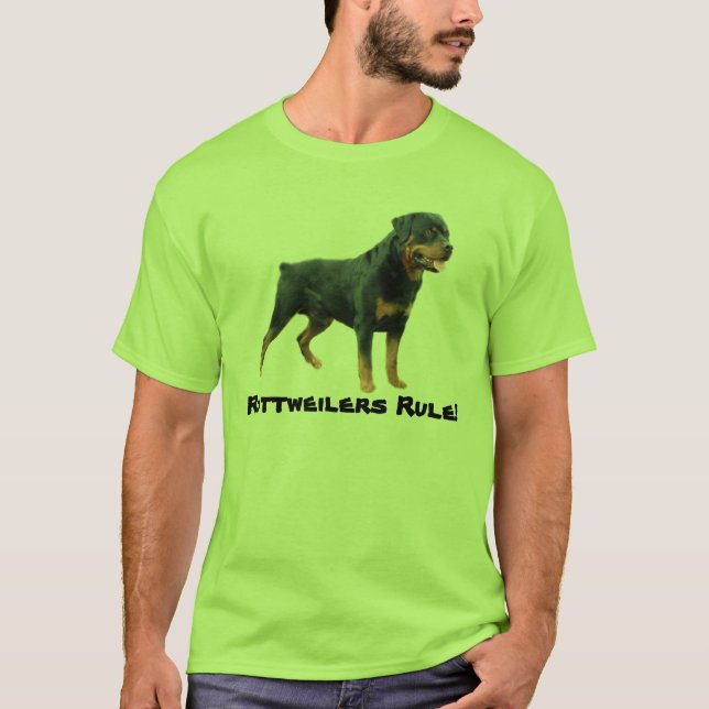 T-shirt unisex de Rottweiler (Frente)