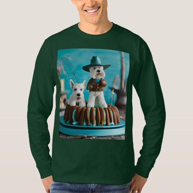 T-shirt unisex verde (Frente)