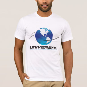 T-shirt universal do logotipo - branco