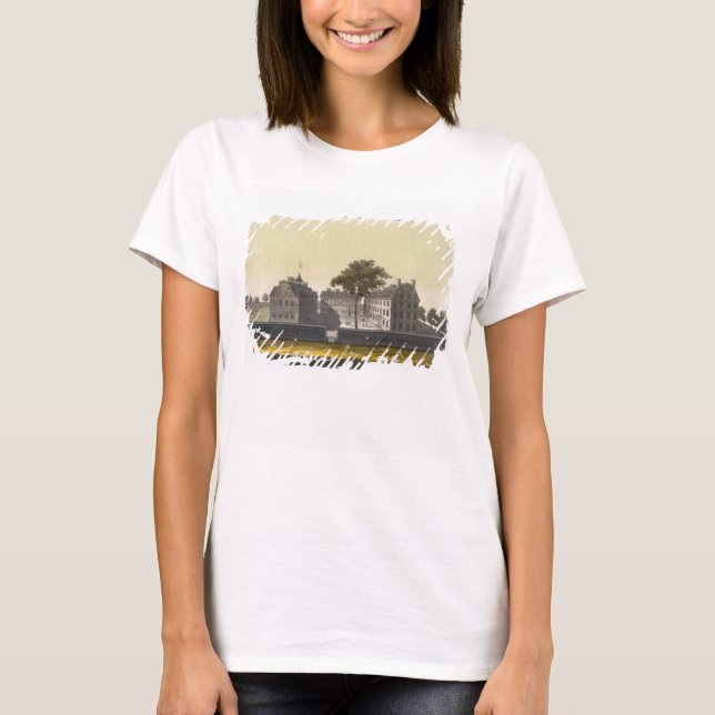 T-shirt Universidade de Cambridge, Massachusetts, de Le C (Frente)