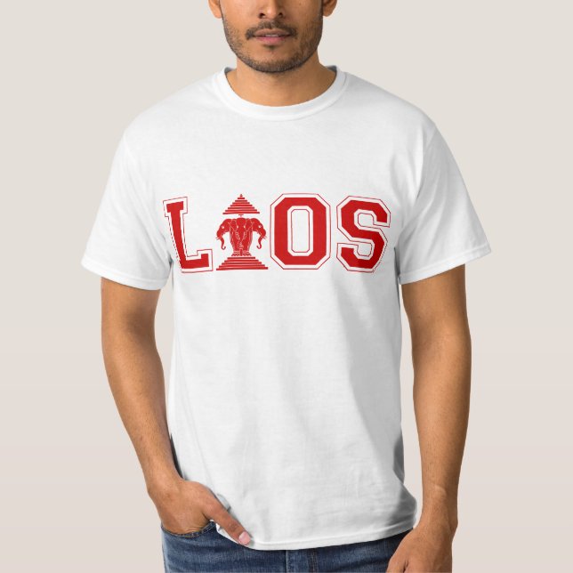 T-SHIRT UNIVERSIDADE DE LAOS (Frente)