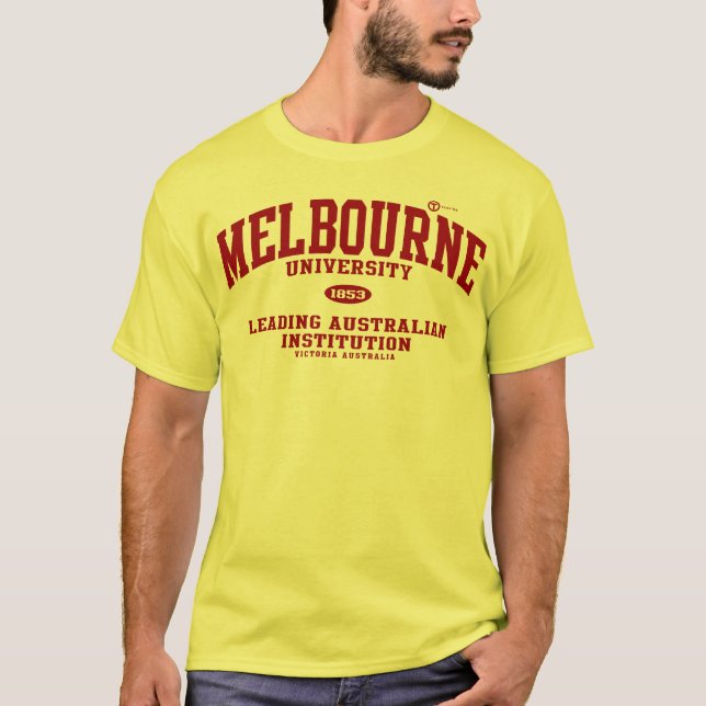 T-shirt Universidade de Melbourne (Frente)