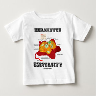T-shirt Universidade do Eukaryote (pilha animal)