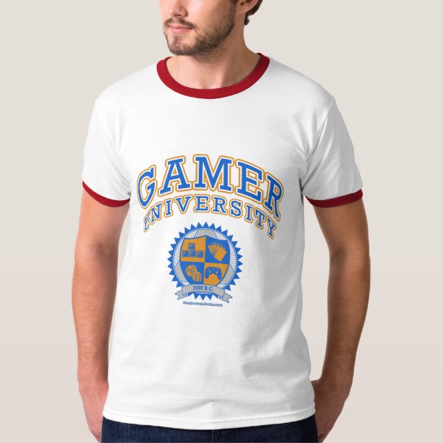 T-shirt Universidade do Gamer (Frente)