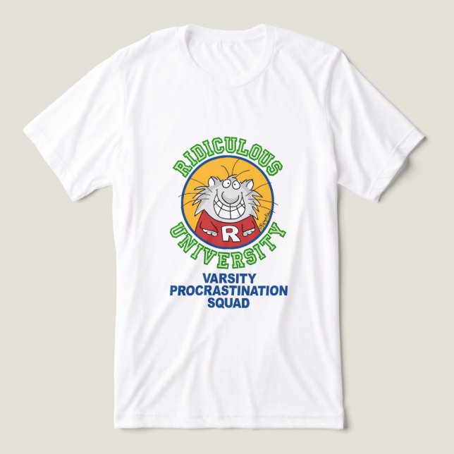 T-SHIRT UNIVERSIDADE RIDÍCULO (Design frontal)