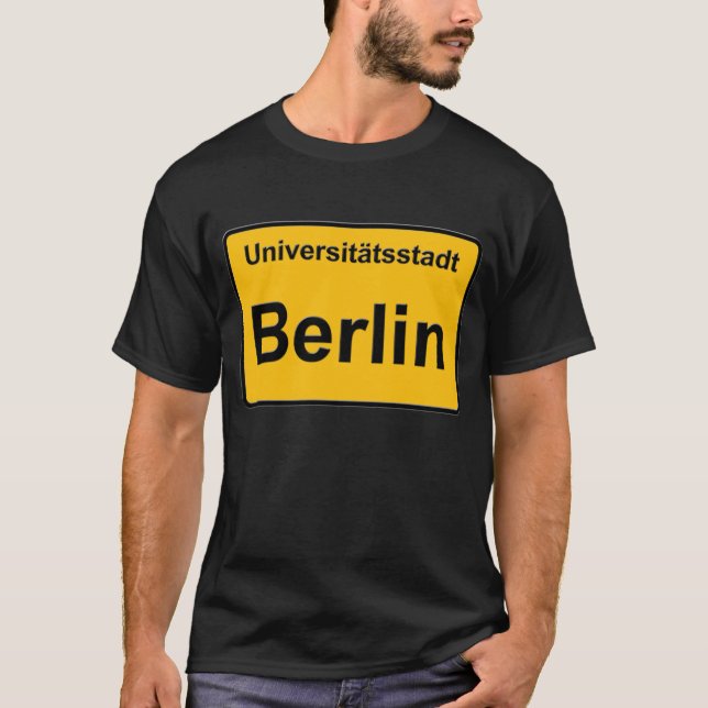 T-shirt Universitätsstadt Berlim (Frente)