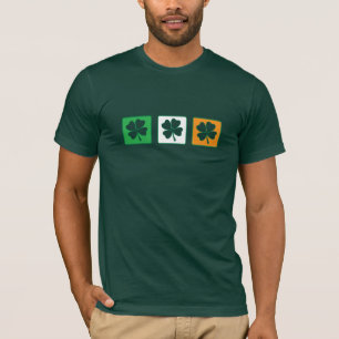 T-shirt Uns, dois, três trevos 2