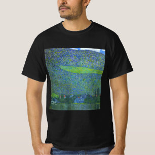 T-shirt Unterach at Attersee, por Klimt, Vintage Art Nouve