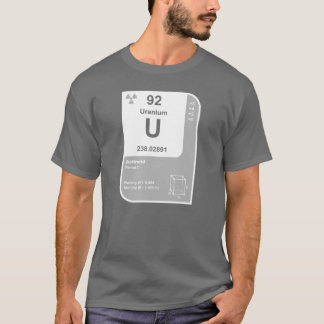 T-shirt Urânio (U)