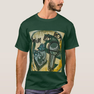 T-shirt URBANO de HIP HOP, escuro
