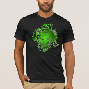 T-shirt urbano dos homens do Grunge do grifo do