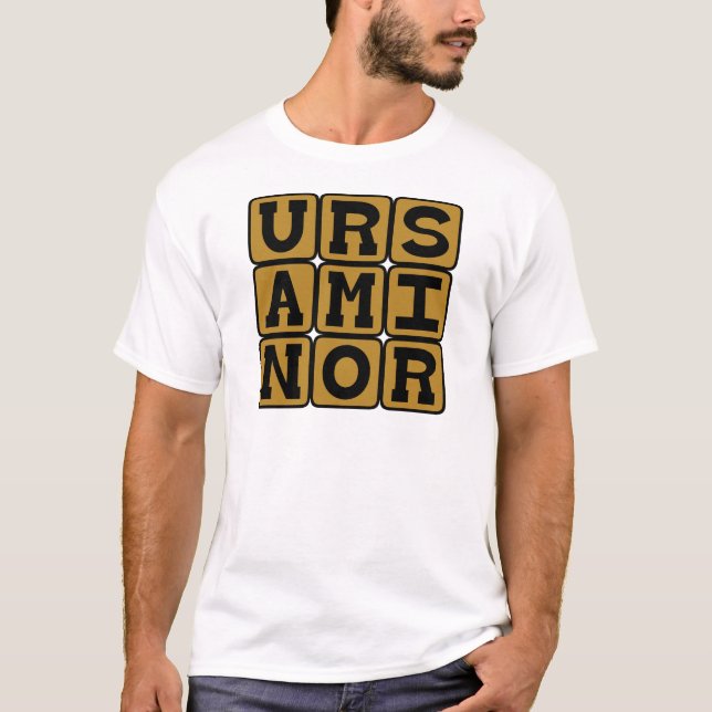 T-shirt Ursa Minor, Constelação da Ursa Menor (Frente)