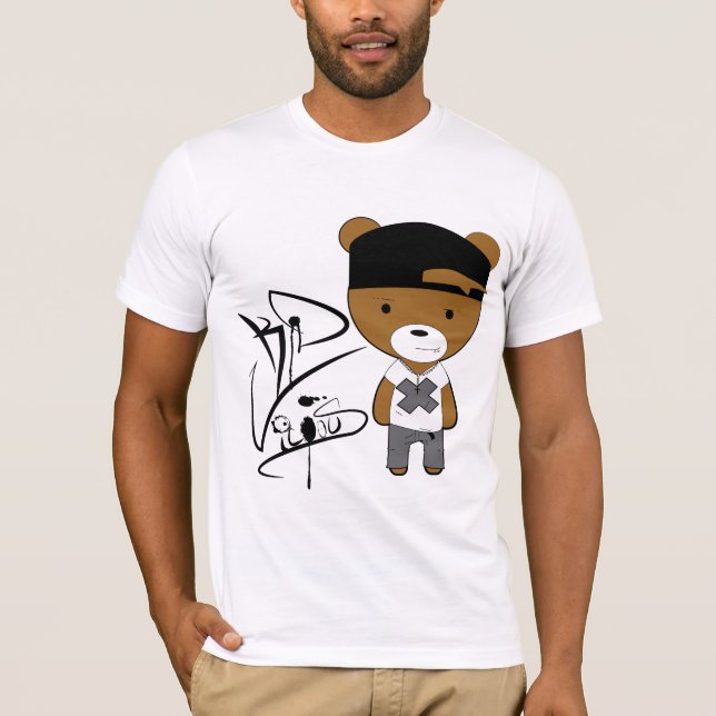 T-shirt Ursinho vicioso de Kidd (Frente)
