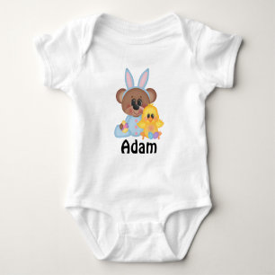 T-shirt Urso Coelho da Páscoa com Veste de Criança