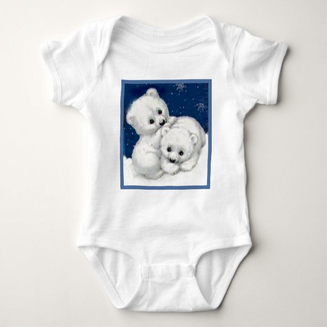 T-shirt Urso Cubs polar bonito (Frente)