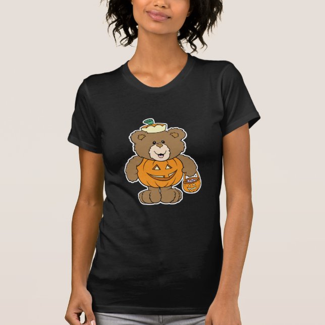 T-shirt Urso de Abóbora Bonito (Frente)