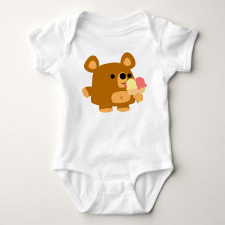 T-shirt Urso de Cartoon Bonito com Bolas :) roupa bebê