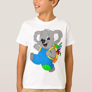 T-shirt Urso de Koala com trouxa