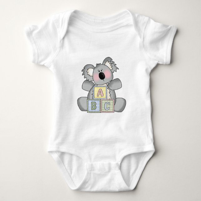 T-shirt Urso de Koala do bebê (Frente)