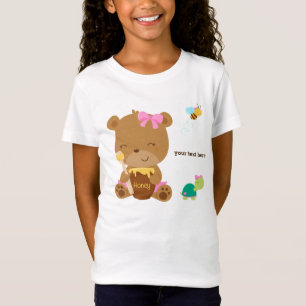 T-shirt Urso de mel bonito