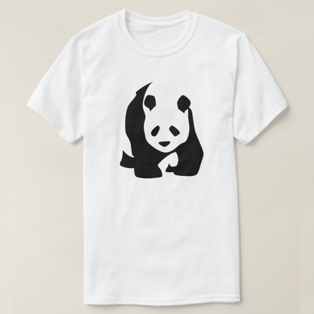 T-shirt Urso de Panda Personalizável (Frente do Design)