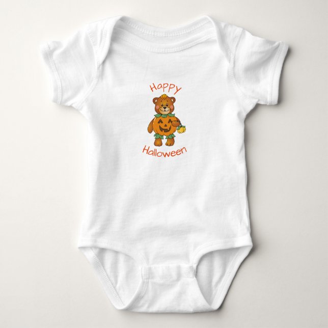 T-shirt Urso de pelúcia de Halloween (Frente)