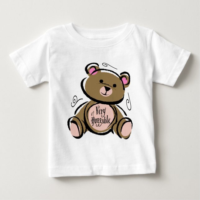 T-shirt Urso de ursinho muito Huggable (Frente)