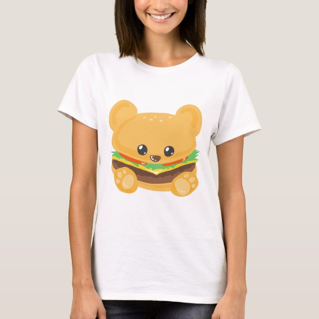 T-shirt Urso do Hamburger (Frente)