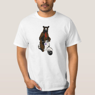 T-shirt Urso do patinete