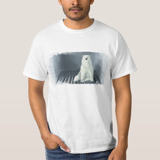 T-shirt Urso do refrigerador (Frente)