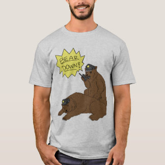 T-SHIRT URSO PARA BAIXO