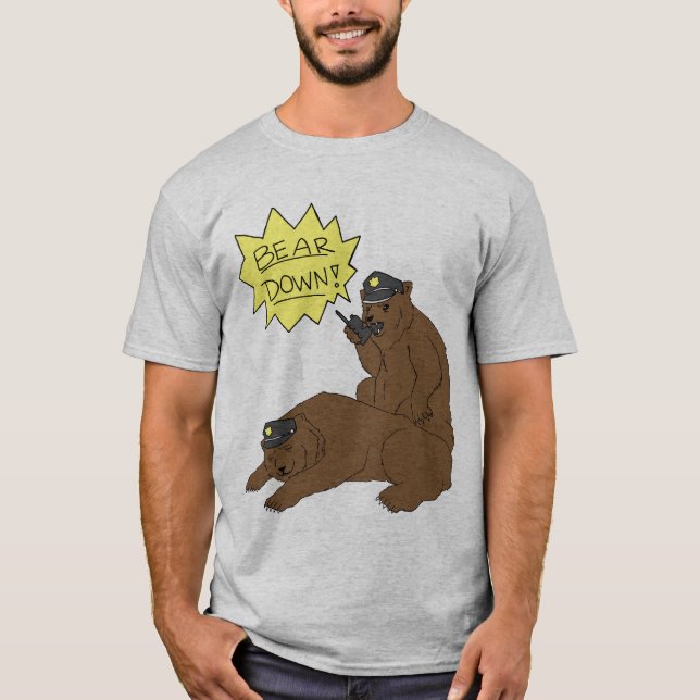 T-SHIRT URSO PARA BAIXO (Frente)