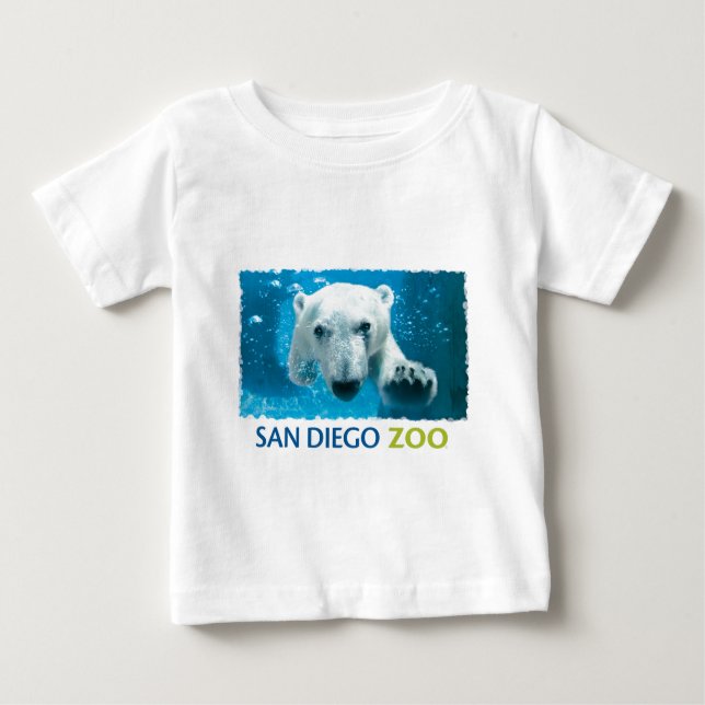 T-shirt Urso polar do jardim zoológico de San Diego (Frente)