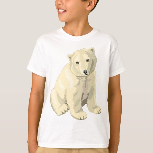 T-shirt Urso Polar Fofo (Frente)