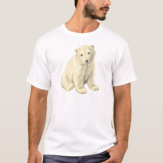 T-shirt Urso Polar Fofo (Frente)