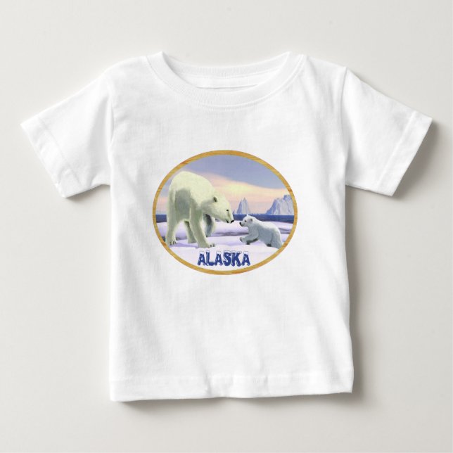 T-shirt Urso Polar - Melhor Nariz Da Mãe (Frente)