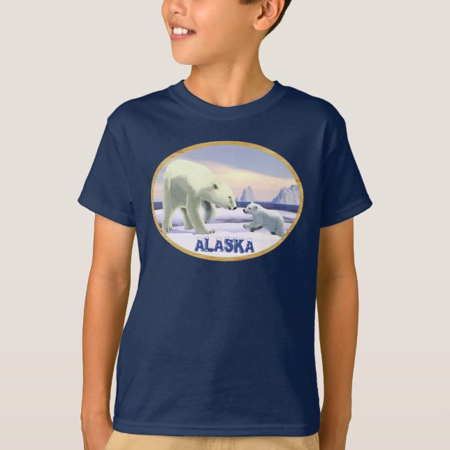T-shirt Urso Polar - Melhor Nariz Da Mãe (Frente)