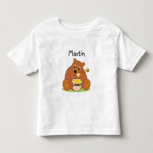 T-shirt Urso, urso, urso de mel ou urso de pelúcia, perso