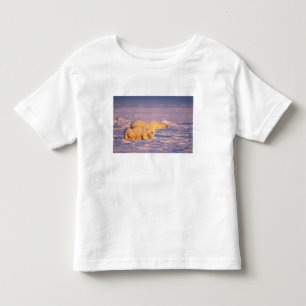T-shirt Ursoaica com filhotes de primavera no congelado