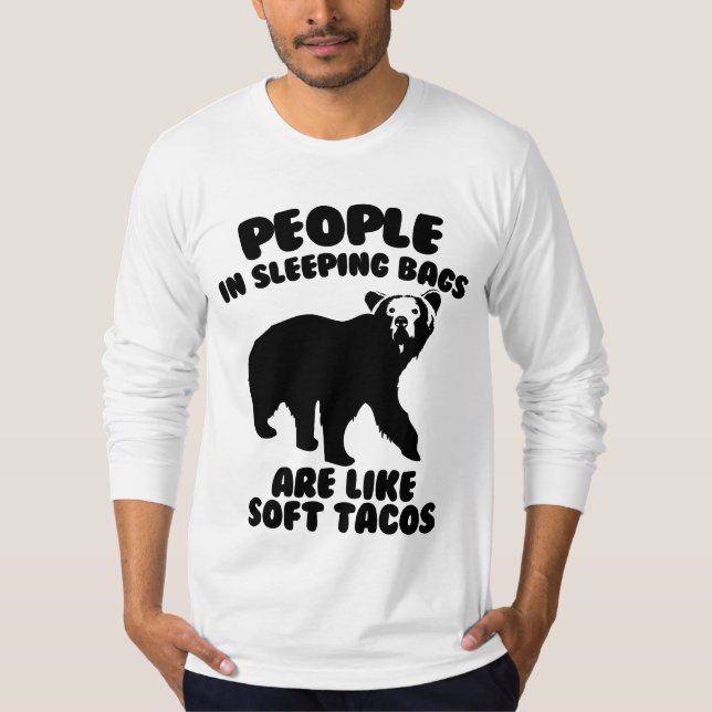 T-shirt Ursos de acampamento (Frente)